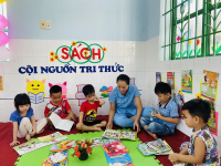 Trường mầm non Vĩnh Trung hưởng ứng ngày Sách Việt Nam năm 2022
