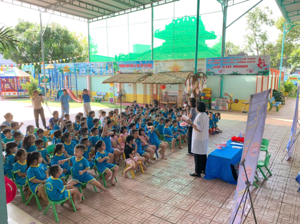 Truyền thông nha học đường và tư vấn vệ sinh răng miệng, năm học 2024-2025