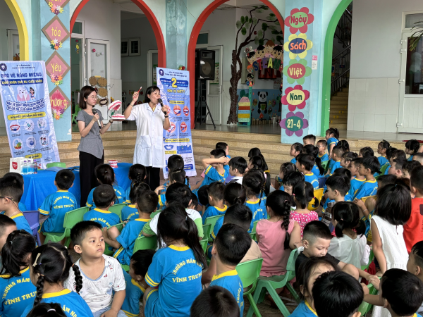 Truyền thông nha học đường và tư vấn vệ sinh răng miệng, năm học 2024-2025