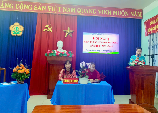 Hội nghị viên chức, người lao động năm học 2025-2026