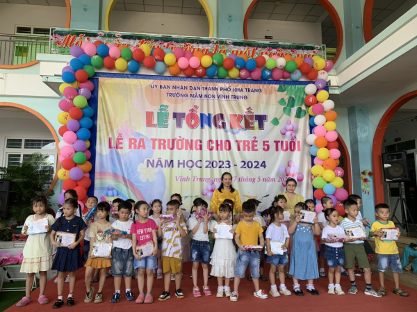 Lễ tổng kết và Ra trường cho trẻ 5 tuổi năm học 2023-2024