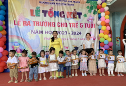 Hình ảnh Lễ ổng kết và Ra trường cho trẻ 5 tuổi năm học 2023-2024