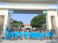 TỔ CHỨC CHO TRẺ 5 - 6 TUỔI THAM QUAN TRƯỜNG TIỂU HỌC VĨNH TRUNG NĂM HỌC 2025-2026